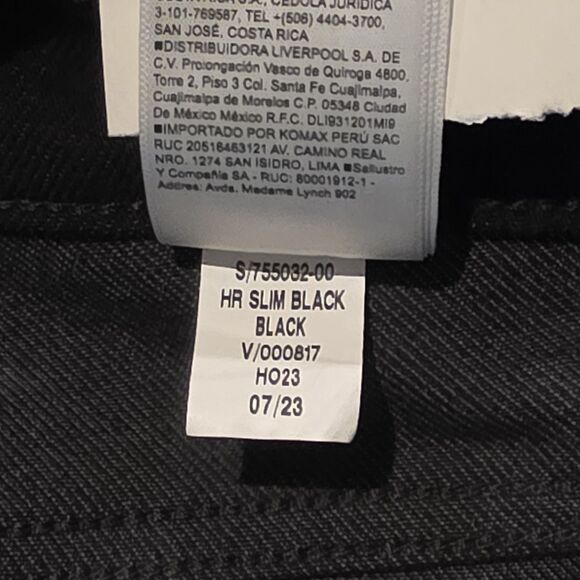 NWT Banana Republic High Rise Slim Fit Jeans 29 Black Stretch Denim Ankle Modern - Picture 6 of 8